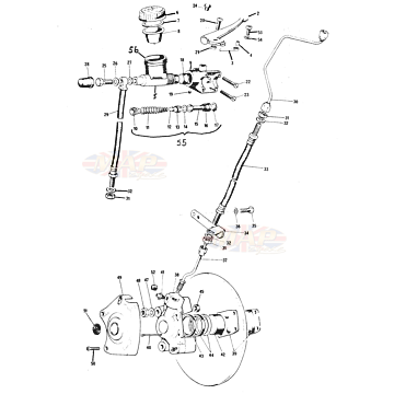 Front Brake 1978-T140v-TR7RV-Front Brake 