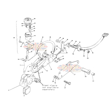 Rear Brake 1978-T140v-TR7RV-Rear Brake 