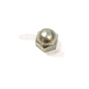 Triumph/BSA Rocker Spindle/Oil Pipe Dome Nut (CAD Plated) 21-0550/CAD 