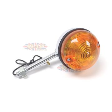 Triumph Replacement Turn Signal, Flasher, Lucas-Style, 3-1/4" Short  Stem 54057567/E 