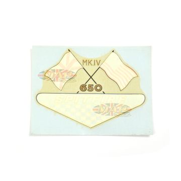 DECAL/  SPITFIRE 650  W/CROSS FLAGS MKIV 60-0837 