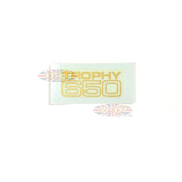 DECAL/  TROPHY 650  SM BLOCK GAS TANK 60-2027 