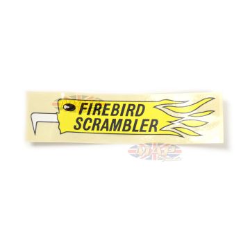 DECAL/ FIREBIRD SCRAMBLER 60-2107 