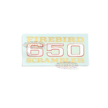 DECAL/ FIREBIRD SCRAMBLER 650 60-2373 