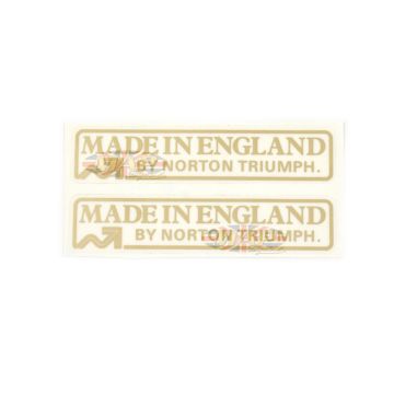 DECAL/  MADE IN ENGLAND BY N-T 60-4556 