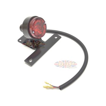 Round Classic Style Taillight - Black 62-21512 