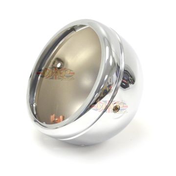 Lucas-Style 5-3/4" Headlight Shell Kit - Chrome 66-65073 