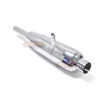 Triumph Vintage Reproduction Left Side Muffler For 6T, T110, T120 70-4118/P 