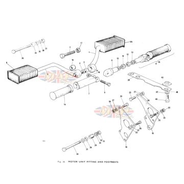 Engine Mounts & Footrests 1979-TRIUMPH-T140-ENGINE-MOUNTS-FOOTRESTS 