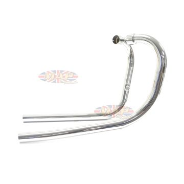 Triumph 650 Push Over Exhaust Header Pipe Set 70-5957/8/P 