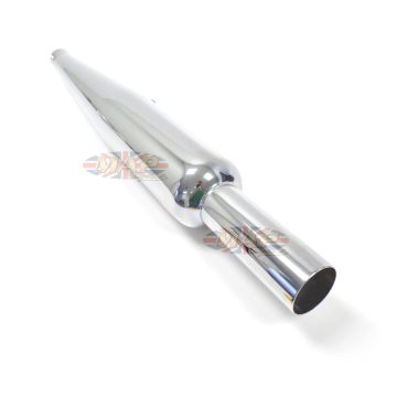 29" Chrome BSA Goldstar Replica Muffler - Left Side 80-84063 
