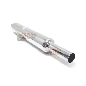 24" Chrome BSA A7/A10 Replica Muffler - Left Side 80-84069 