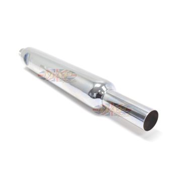 24" Chrome BSA A10 Spring Frame Replica Muffler 80-84070 
