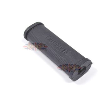 Top Quality Triumph Passenger Footpeg Rubber, Logo Inlay, Made in UK (sold individually) 82-1695 