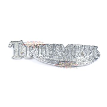 Triumph T140 T160 TR7 Chrome Tank Badge (sold individually) 83-5361 