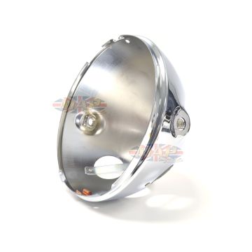 Triumph BSA Norton Lucas Replica Headlight Shell 7"  No Top Holes 99-7098/P 