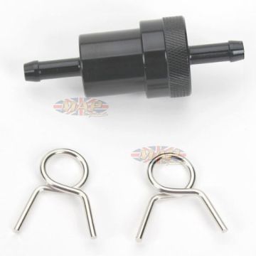 Fuel Filter- Inline CNC Black 5/16" 14-34432 