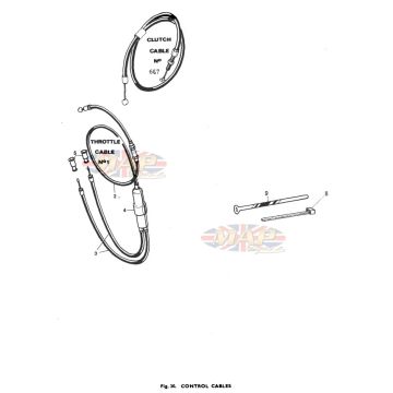 Cables 1979-TRIUMPH-T140-CONTROL-CABLES 