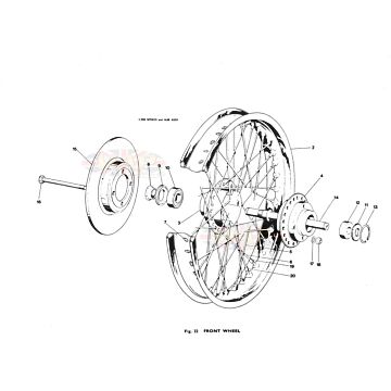 Front Wheel 1973-TRIUMPH-T140E-FRONT-WHEEL 