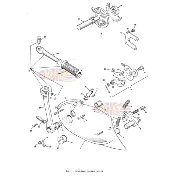 Gearbox Outer Cover 1979-TRIUMPH-T140-GEARBOX-OUTER-COVER 