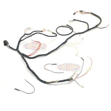 Triumph 1966 T90 T100 T120 TR6 UK-Made 12-Volt Wiring Harness H023 