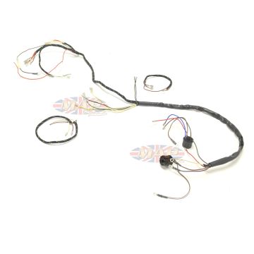 Triumph 1966 3TA 5TA 6T English-Made Quality 12-Volt Wiring Harness H024 