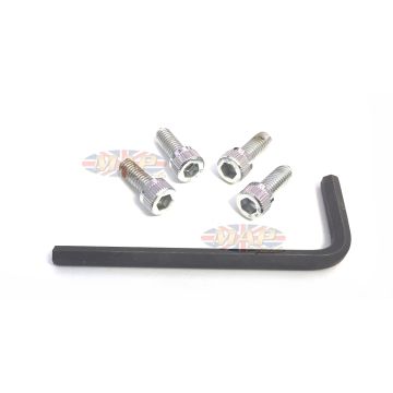 Norton Commando Chrome Allen Point Transmission Fill Screws MAP3069/C 
