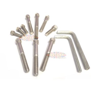 BSA 500 Single Stainless Allen-Head Timing Cover Screw Set MAP3070 