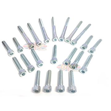 Triumph 500cc Cadmium-Plated, Allen-Head, Side Cover Screw Set MAP3111 