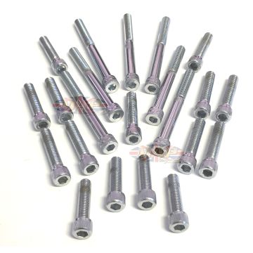 Triumph 500cc Chrome-Plated, Allen-Head, Side Cover Screw Set MAP3110/C 