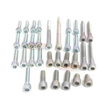 Triumph T110, T120 Pre-Unit, Zinc Plated, Allen-Head, Side Cover Screw Set MAP3104 