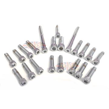 Triumph 650 Chrome Allen-Head Side Cover Screw Set MAP3114/C 