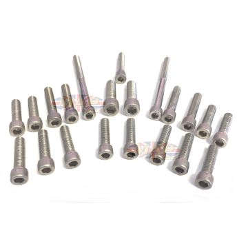 Triumph 650 Stainless, Allen-Head, Side Cover Screw Set MAP3114/S 
