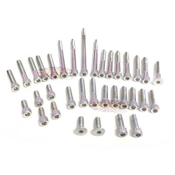 Triumph  T160 Chrome-Plated, Allen-Head, Side Cover Screw Set MAP3118/C 