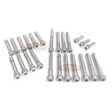 BSA 441 B44, Chrome, Allen-Head, Side Cover Screw Set MAP3130/C 