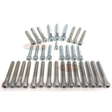 BSA A10 Zinc-Plated Allen-Head Side Cover Screw Set MAP3133 