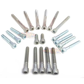 BSA A50-A65, Allen-Head, Zinc Plated, Side Cover Screw Set MAP3135 