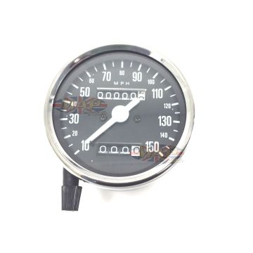 Triumph 650-750cc Black Face 150 MPH, Replacement Speedometer 60-2394 