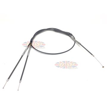 Throttle Cable 1 into 2 for Amal MkII and Mikuni, 50" Overall Length MAP0005L 