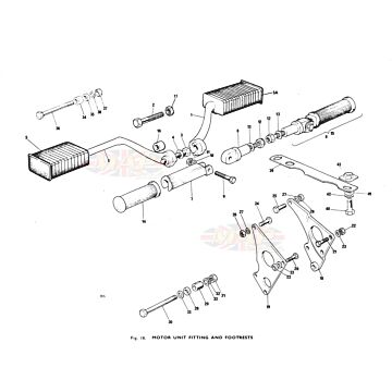 Motor Unit Fittings and Footrests 1973-TRIUMPH-T140E-MOTOR-UNIT-FITTINGS-AND-FOOTRESTS 