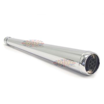 27" Chrome Dunstall Widemouth Replica Muffler 80-84050 