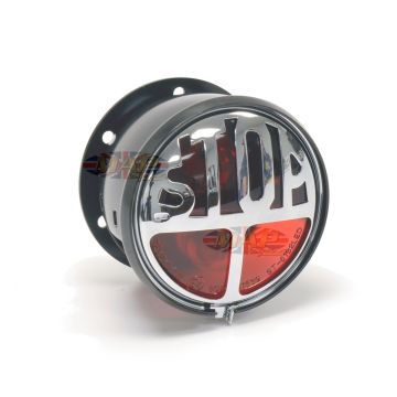 Classic Miller-Vincent Style Replica "STOP" Taillight 62-21507 