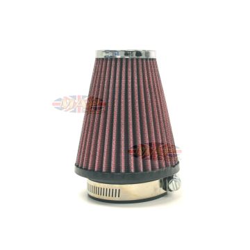 Universal Motorcycle High Performance Tapered Air Filter 2-1/4"" Inlet RC-1250-01 