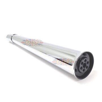 24" Chrome Flared Widemouth Megaphone Muffler - Right Side 80-84014 