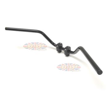 Sporty Satin Black Comfortable Cafe Racer Tracker Bobber Handlebar 23-12552 