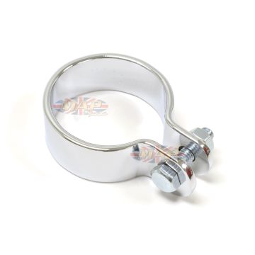 1.625" Chrome Muffler Center Clamp 80-62341 