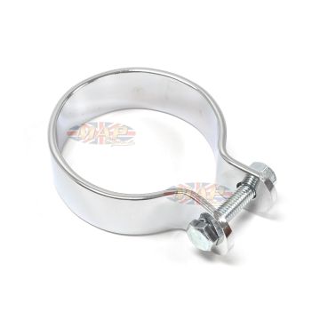 1.75" Chrome Muffler Center Clamp 80-62342 