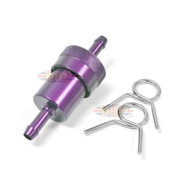 Fuel Filter- Inline CNC Purple 1/4" 14-34473 