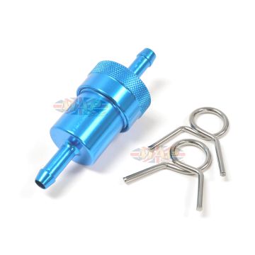 Fuel Filter- Inline CNC Blue 1/4" 14-34471 