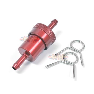 Fuel Filter- Inline CNC Red 1/4" 14-34470 
